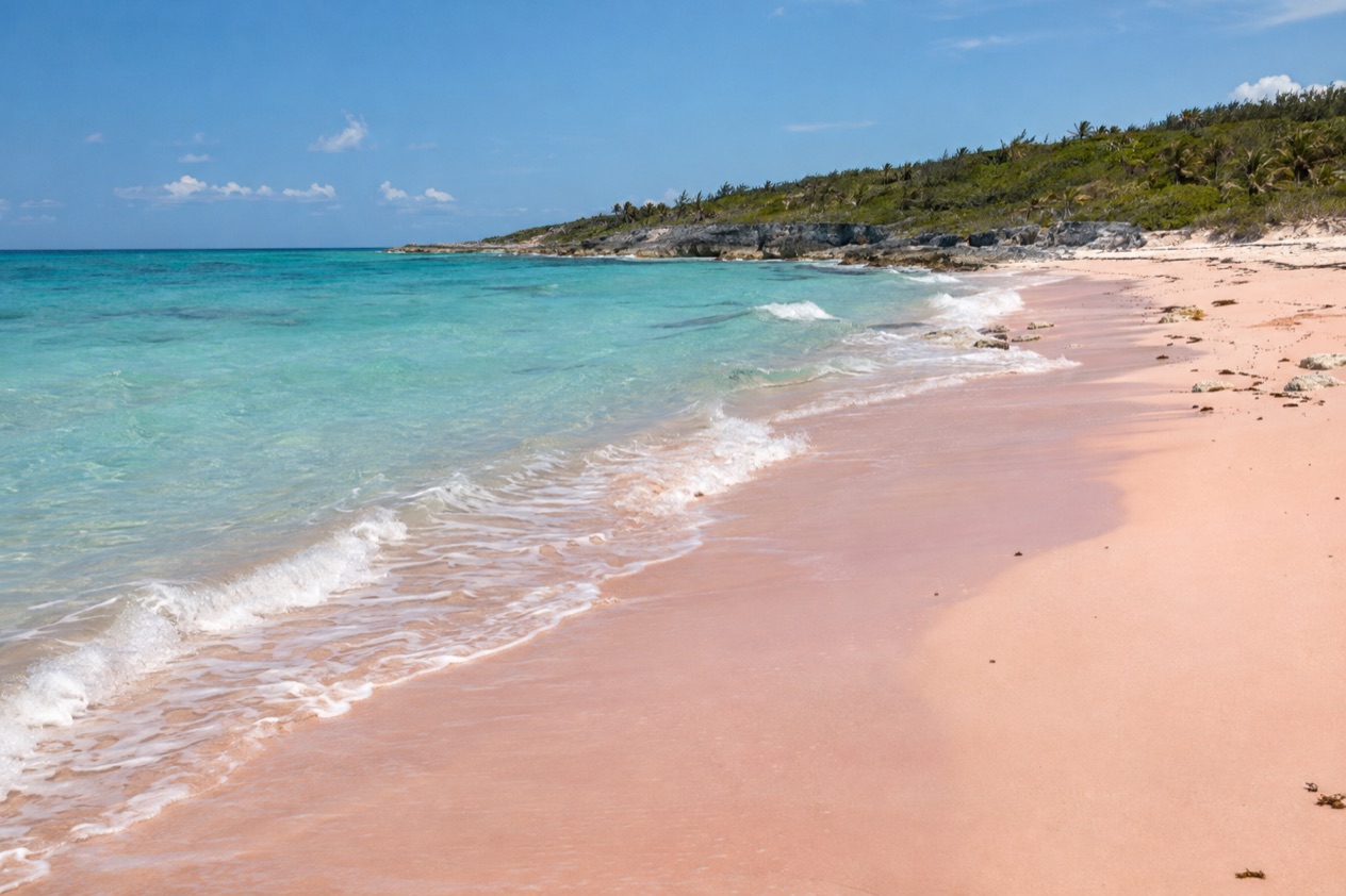 A beach on Eleuthera in winter