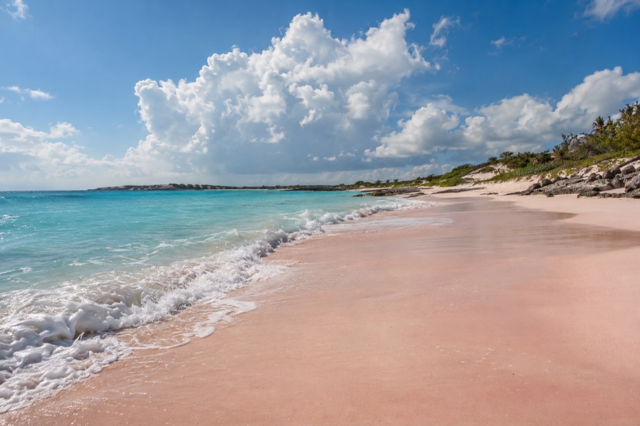 A beach on Eleuthera in summer