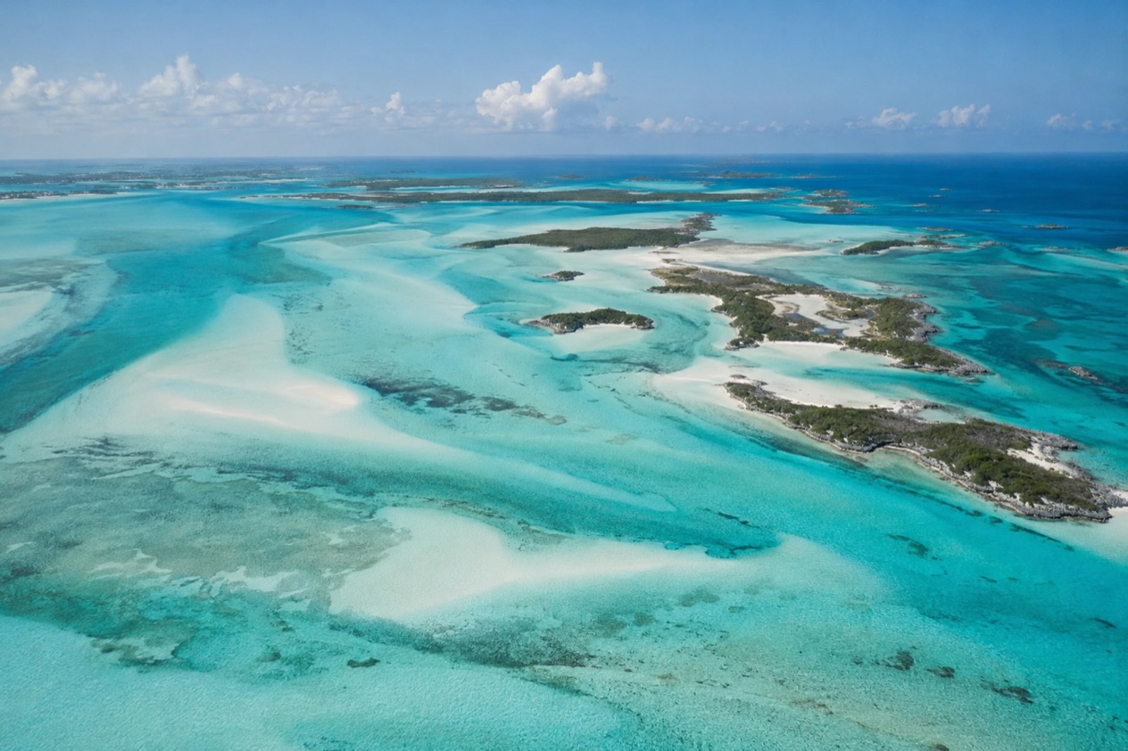 The cays and sandbars of the Exumas