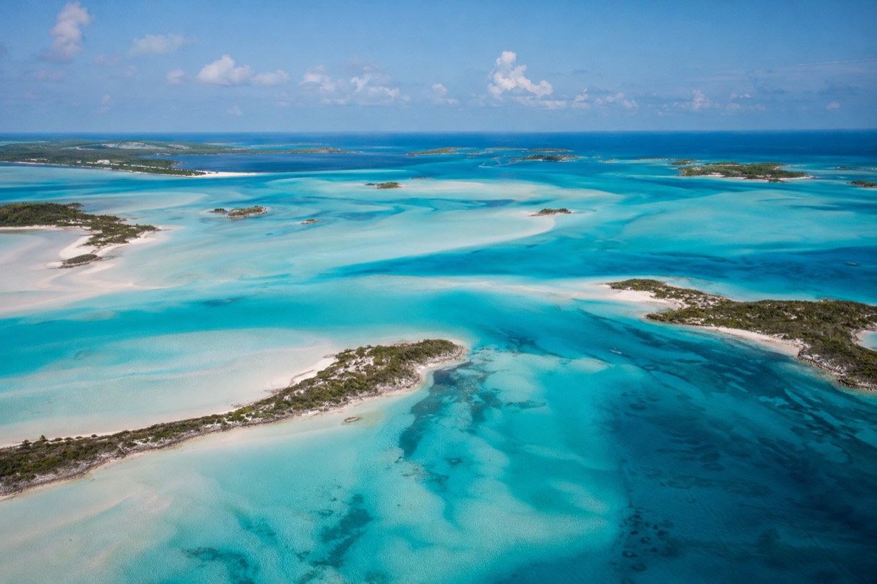 The cays and sandbars of the Exumas