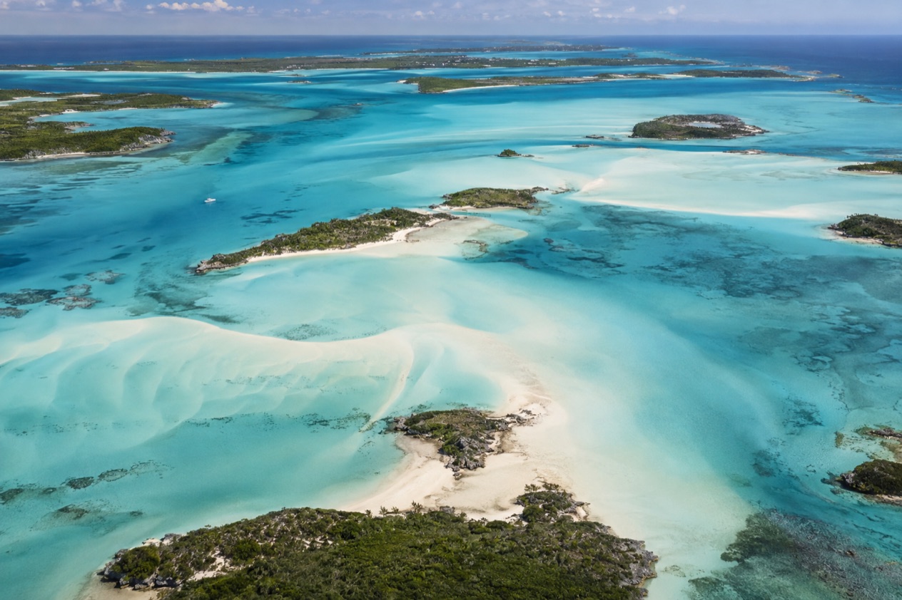 The cays and sandbars of the Exumas