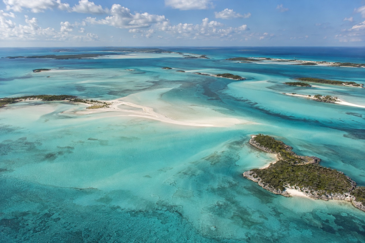 The cays and sandbars of the Exumas