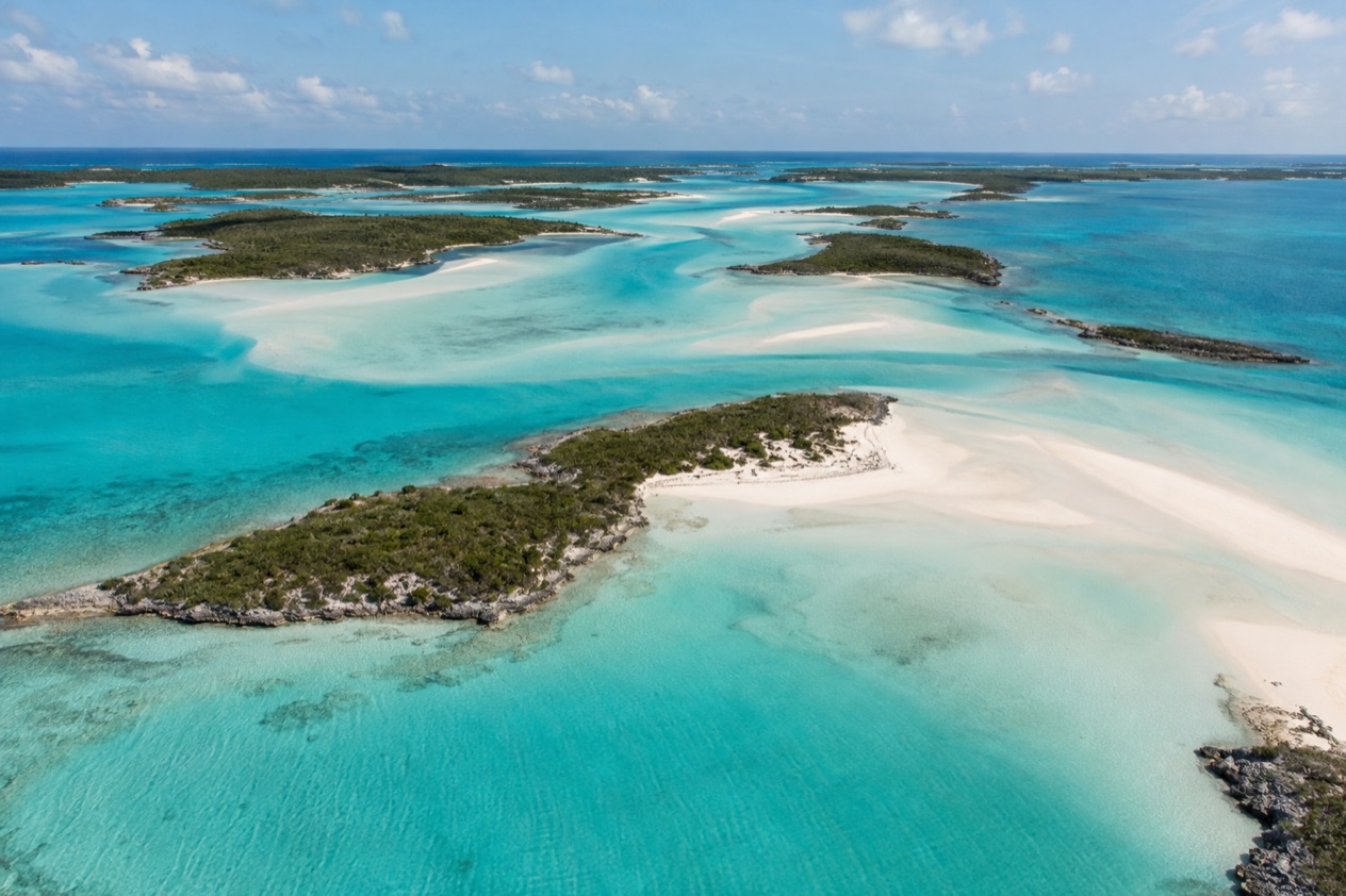 The cays and sandbars of the Exumas