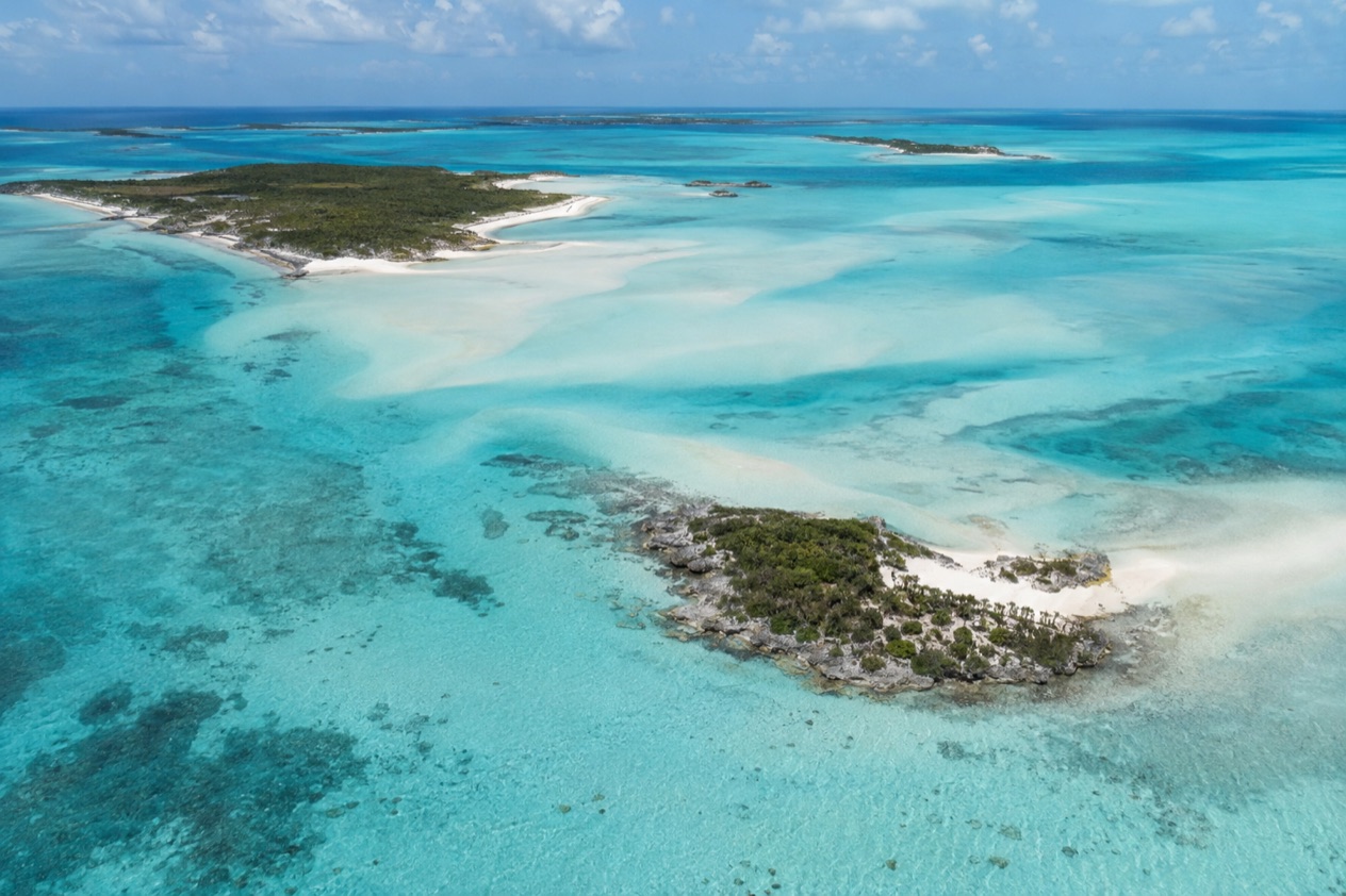 The cays and sandbars of the Exumas