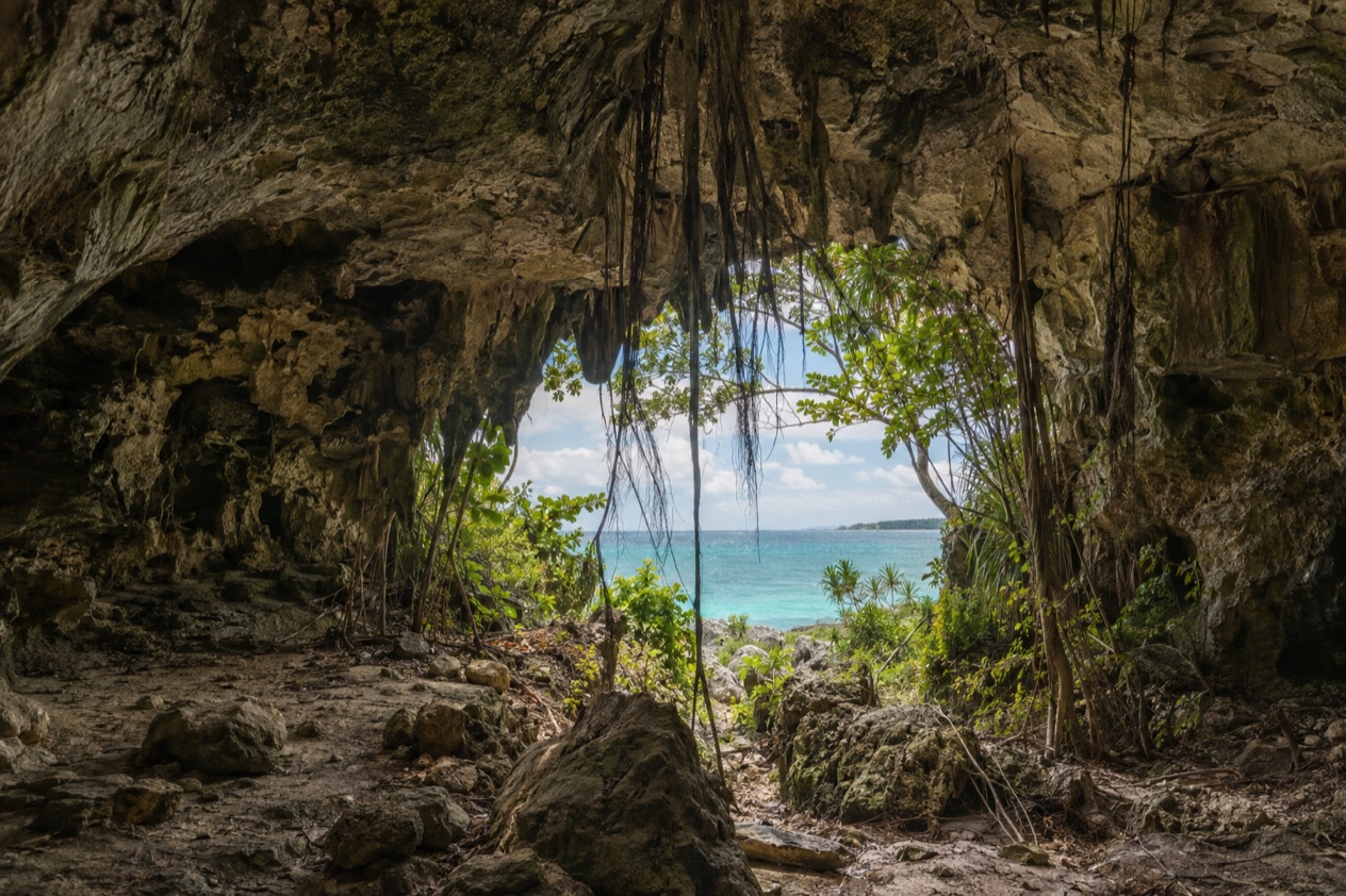 A cave on Eleuthera