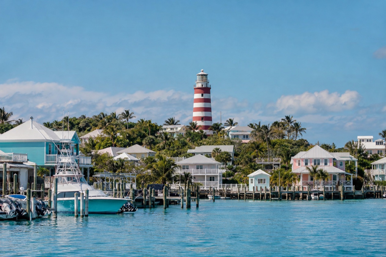 The lighthouse at Hope Town