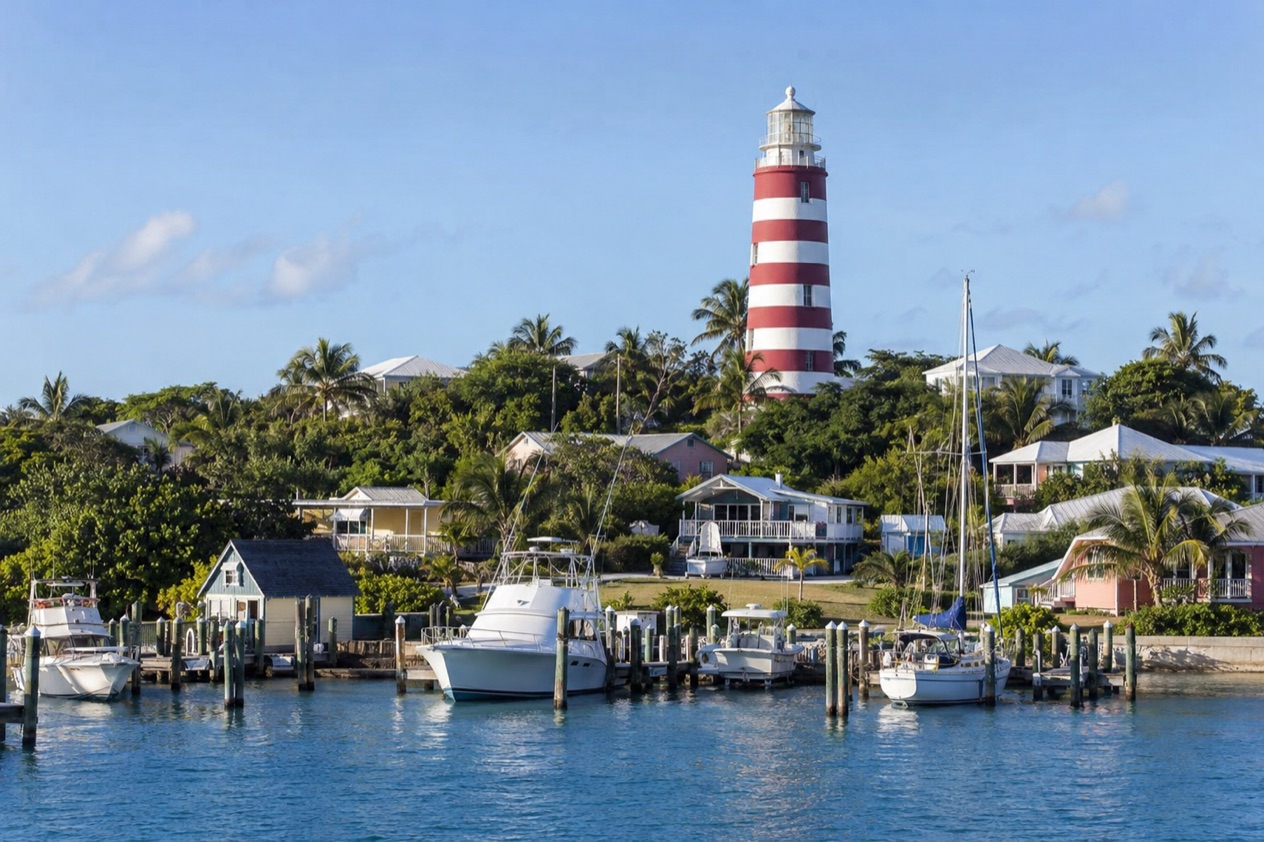 The lighthouse at Hope Town