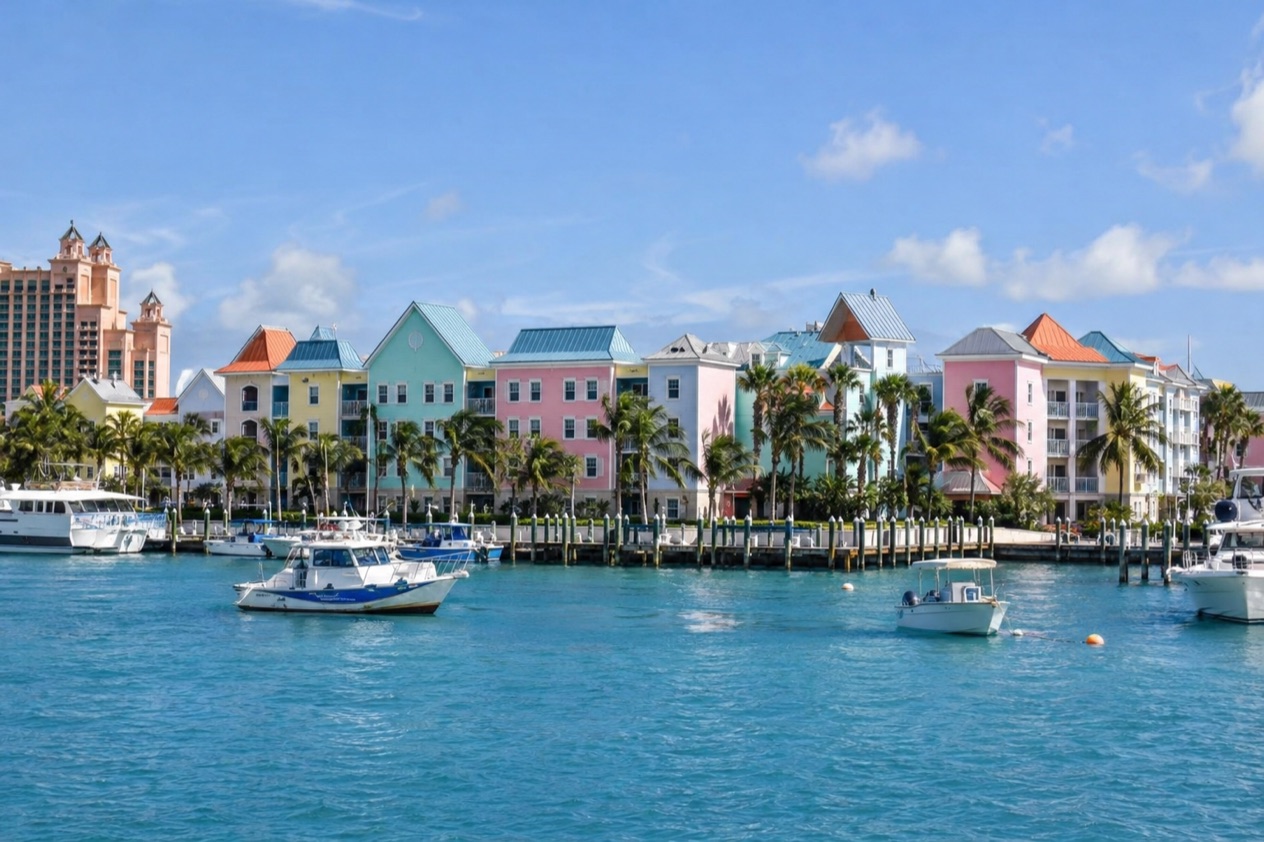 The harbor of Nassau