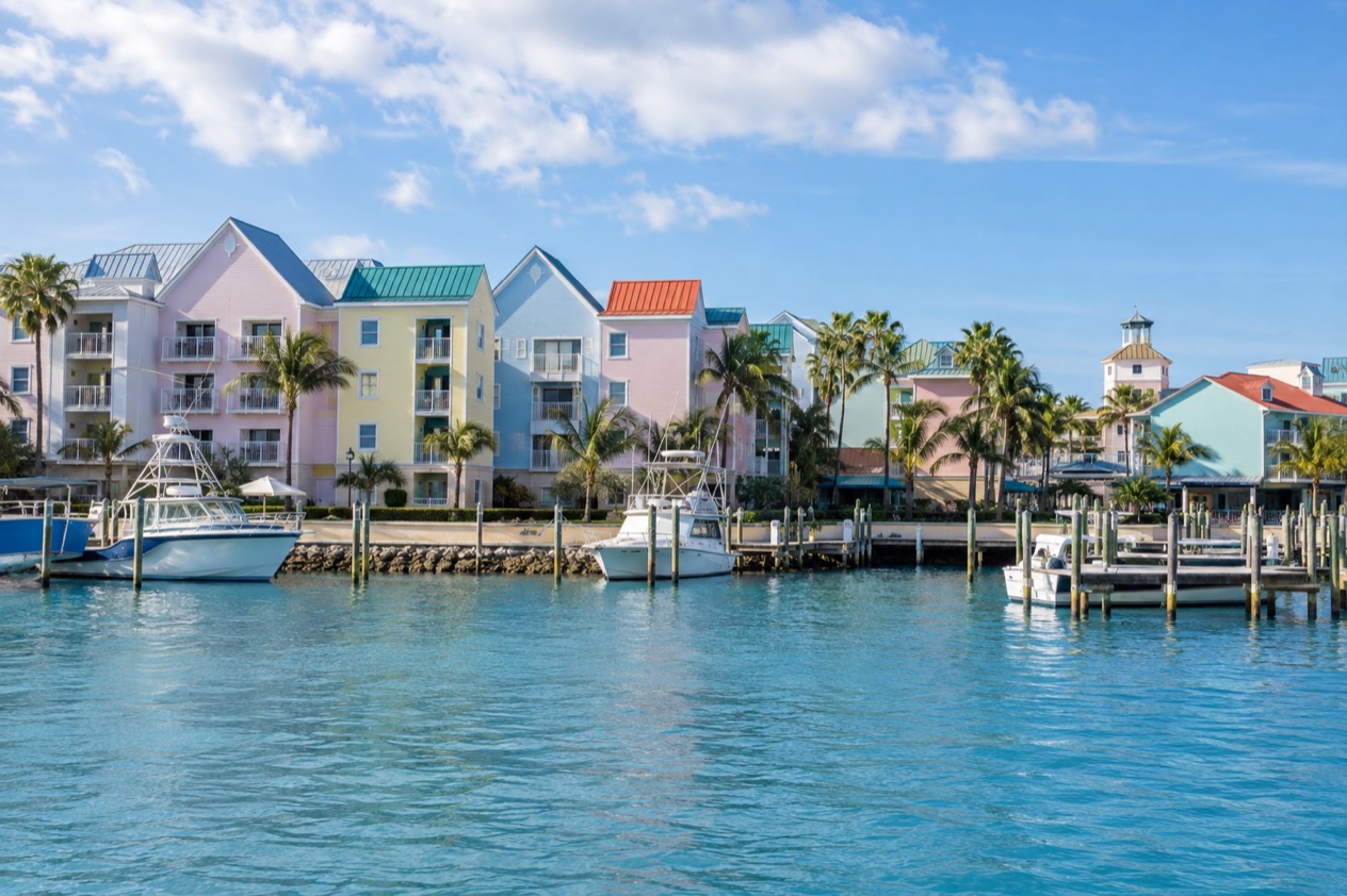 The harbor of Nassau