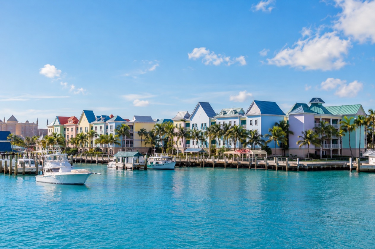 The harbor of Nassau