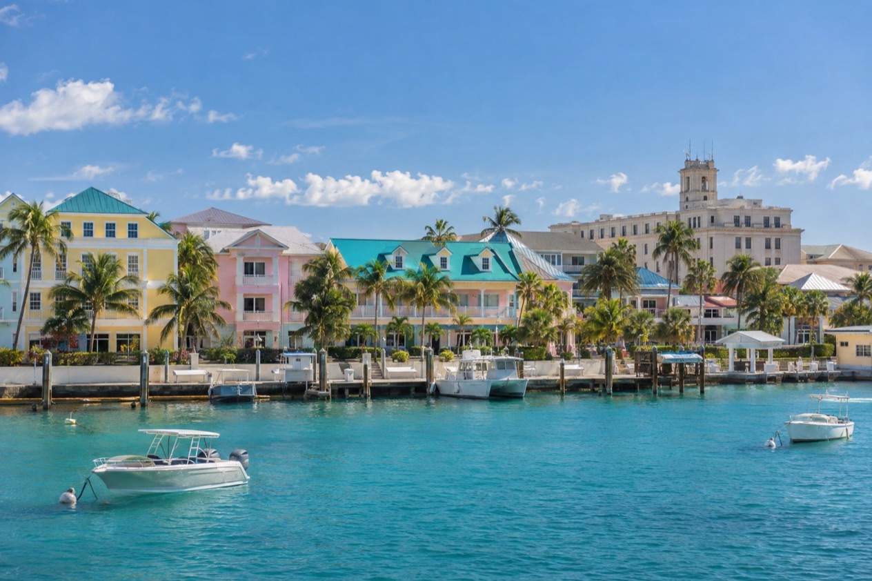 The harbor of Nassau