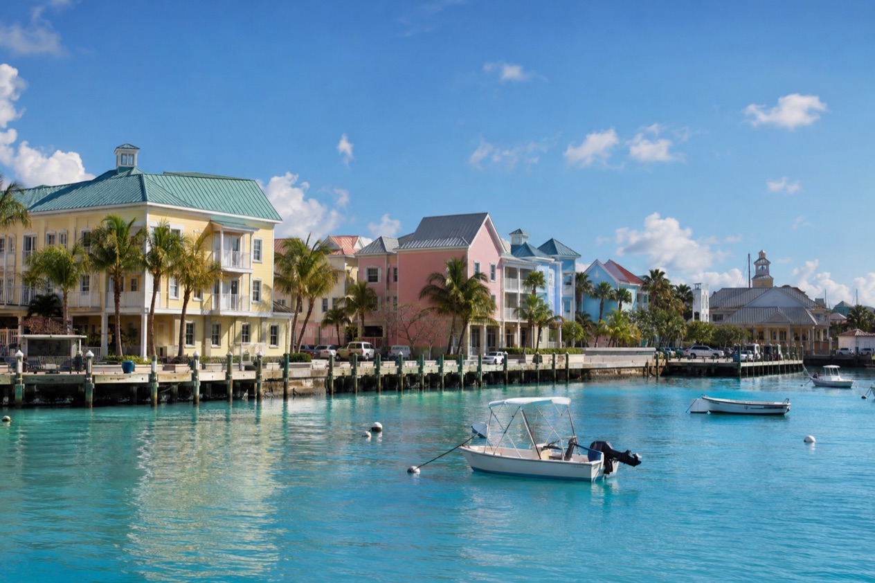 The harbor of Nassau