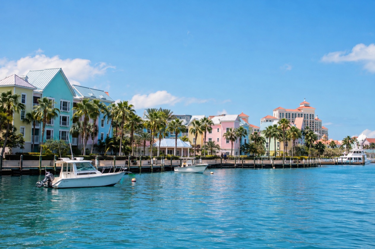 The harbor of Nassau