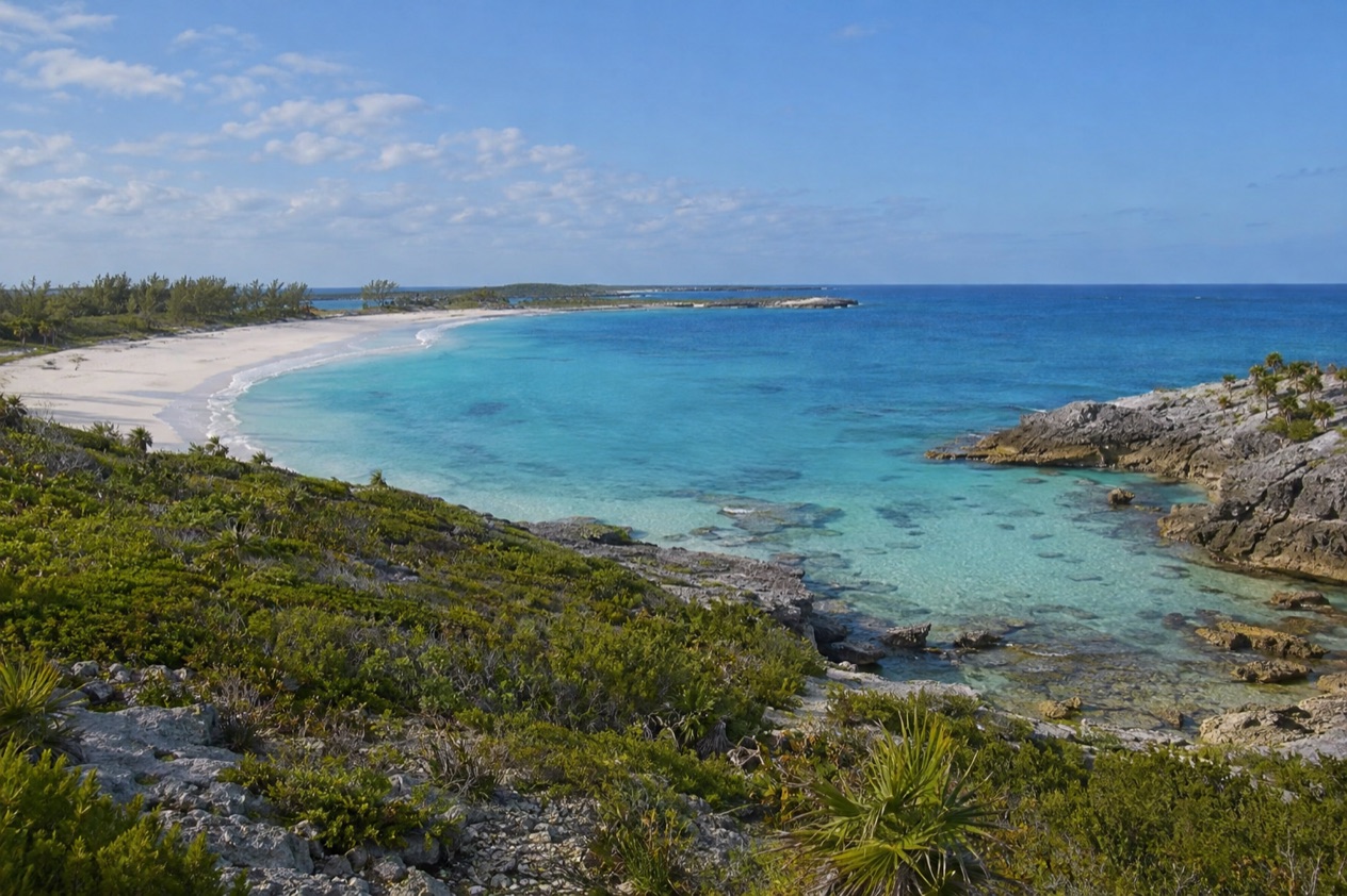 Two Bahamian shores