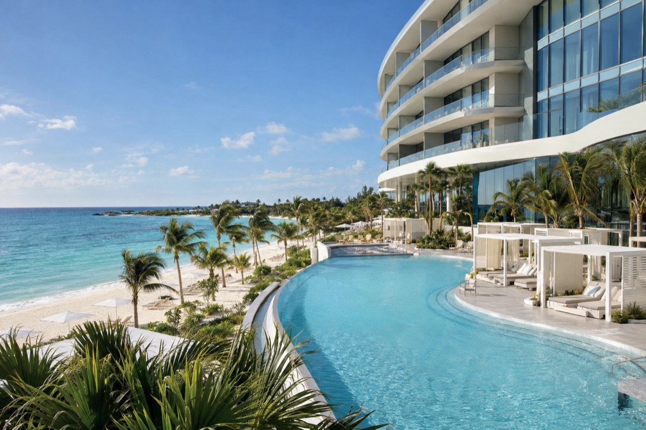 A modern beachfront hotel at Cable Beach