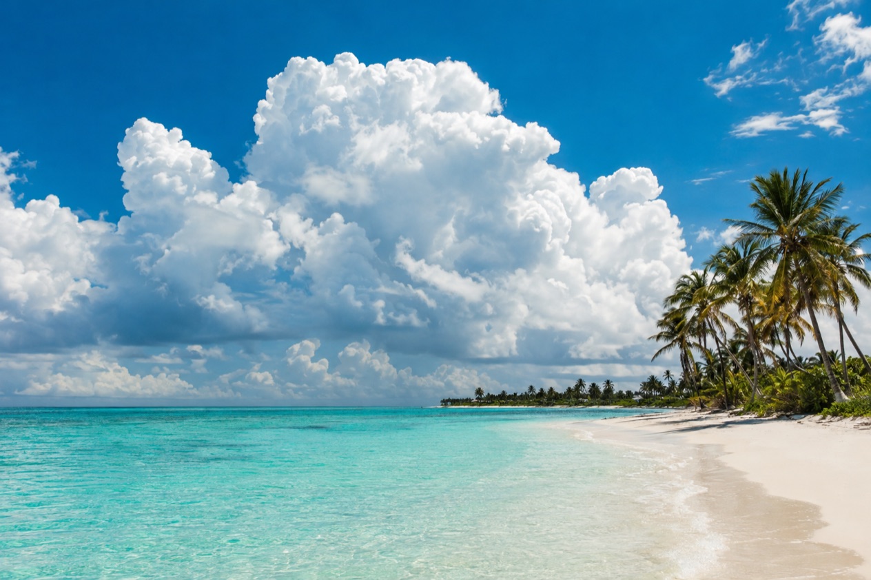 Clouds over the sea