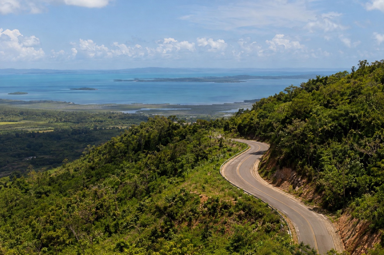 A road toward the coast
