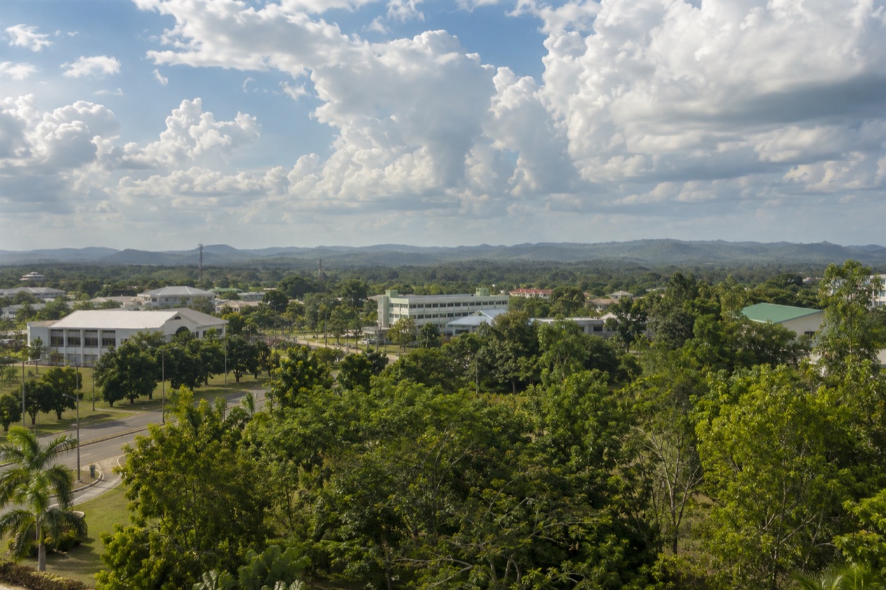 Belmopan in the wet season