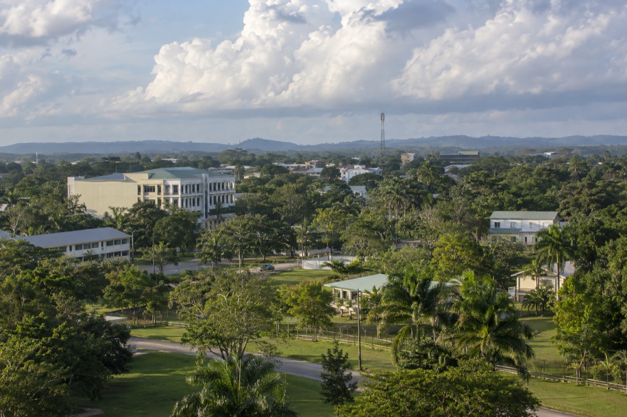 Belmopan in the wet season