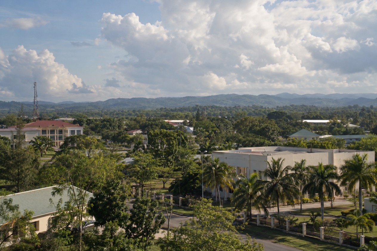 Belmopan in the wet season