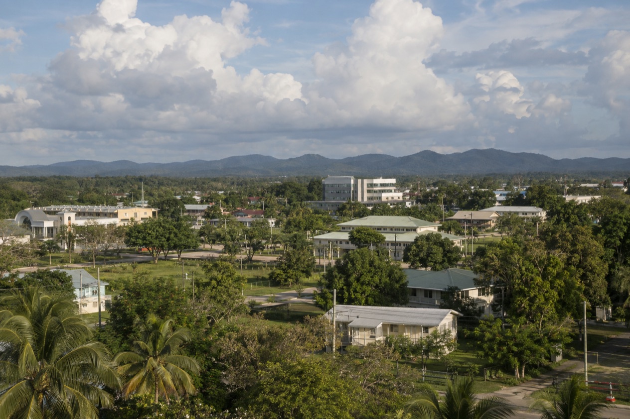 Belmopan in the wet season
