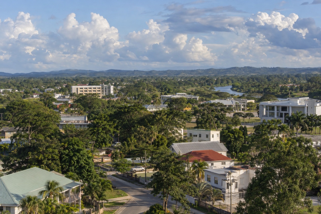Belmopan in the wet season