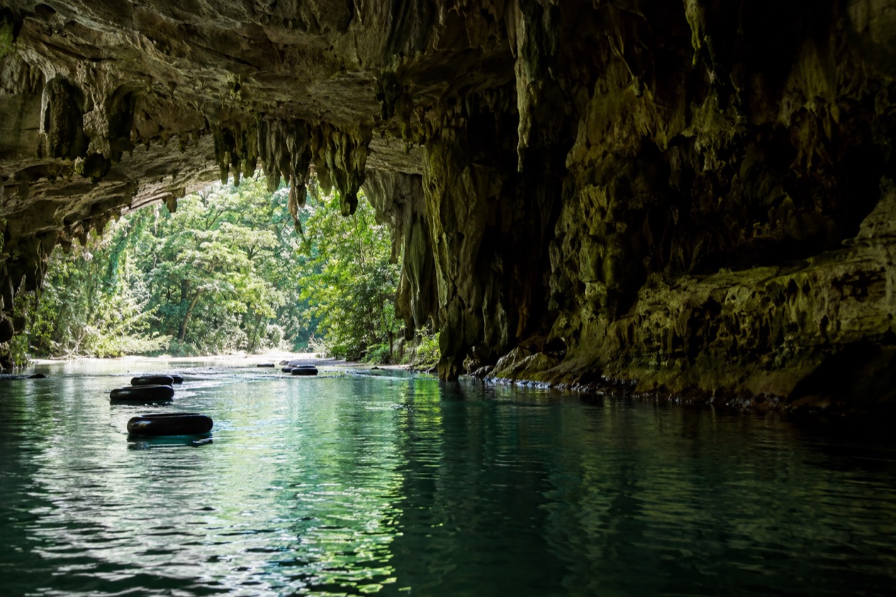 A river cave