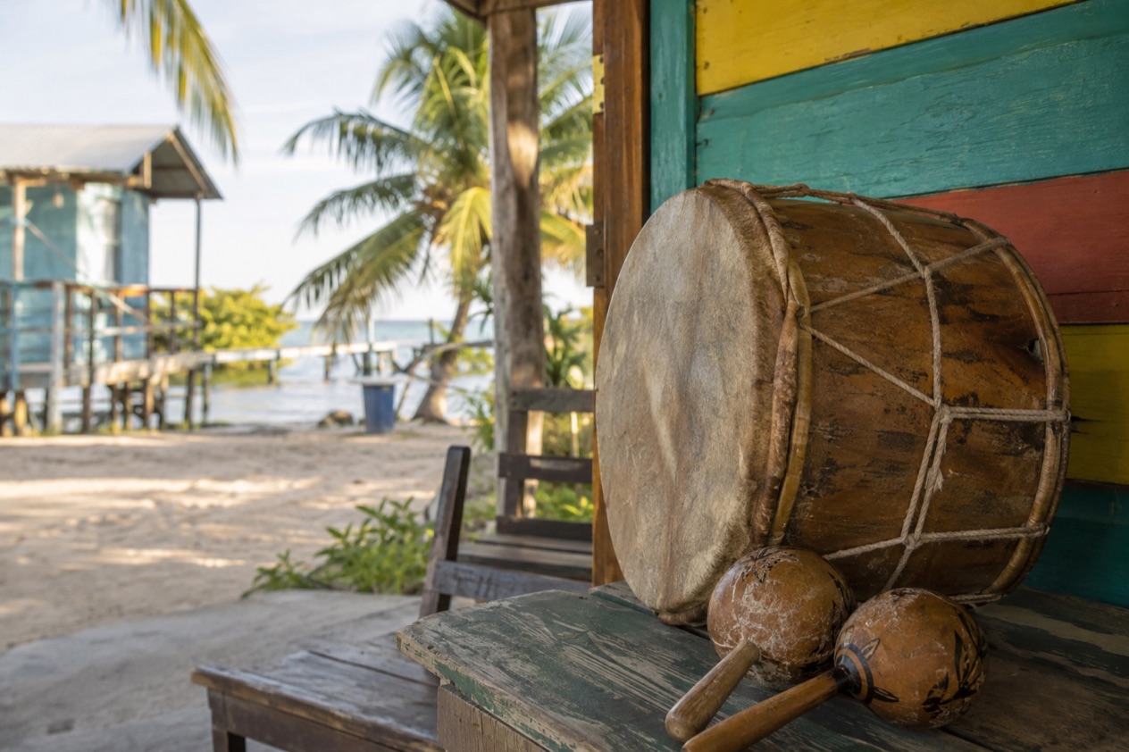 Drums and maracas