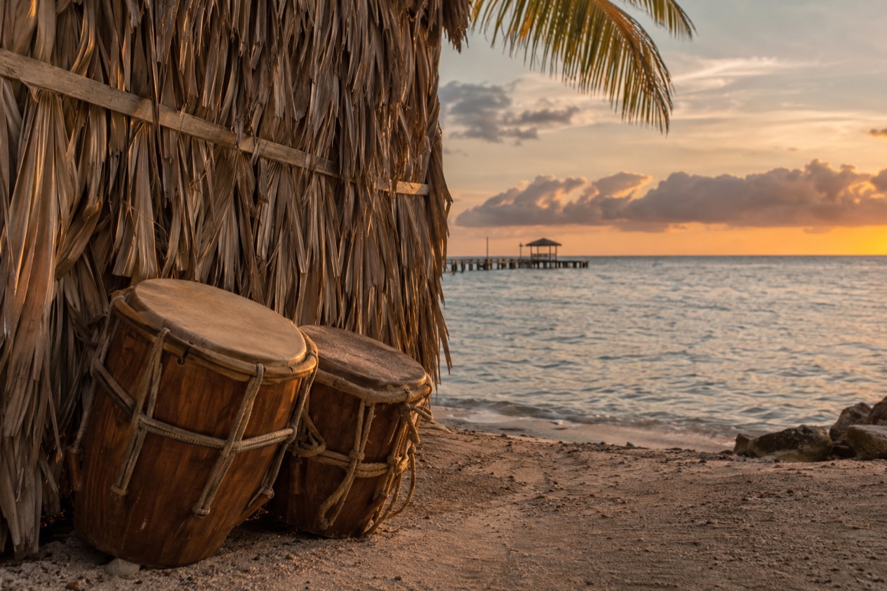 Drums by the sea