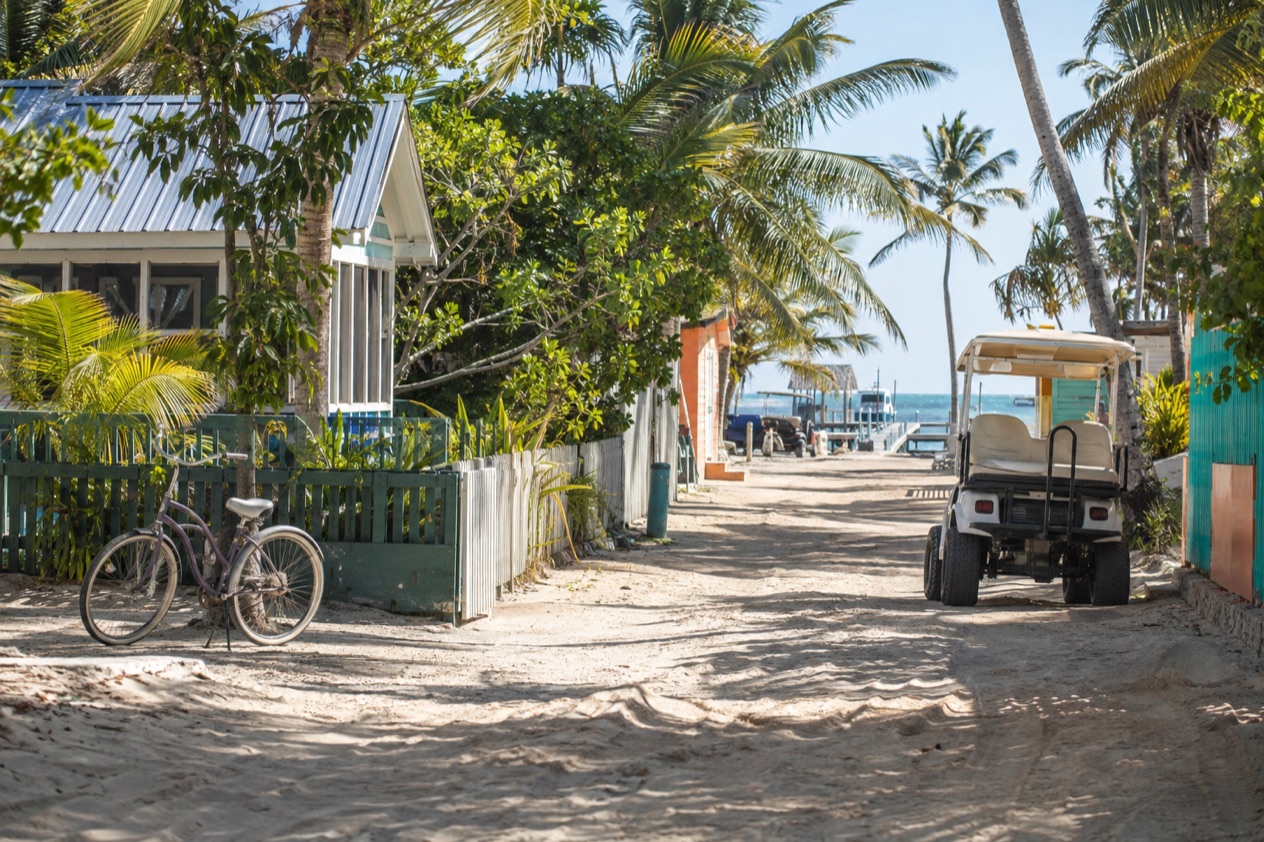 A sandy lane