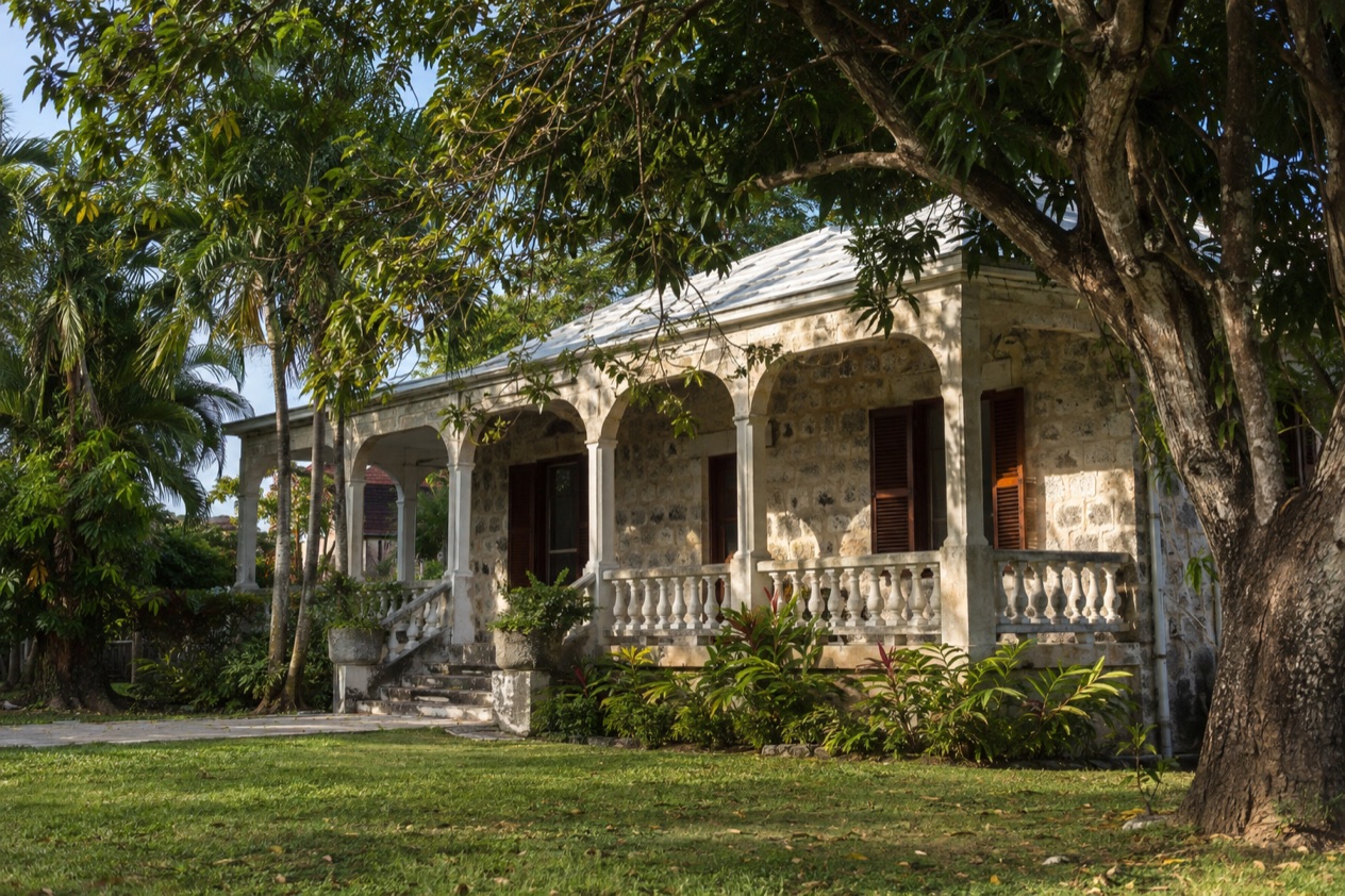 A colonial building in Belize City