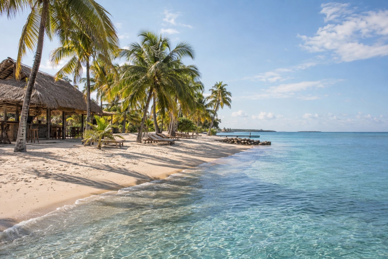 A beach at Placencia