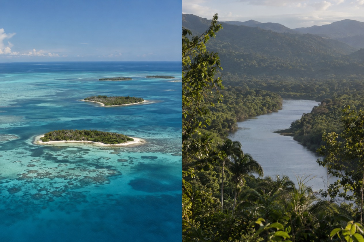 The coast and the jungle