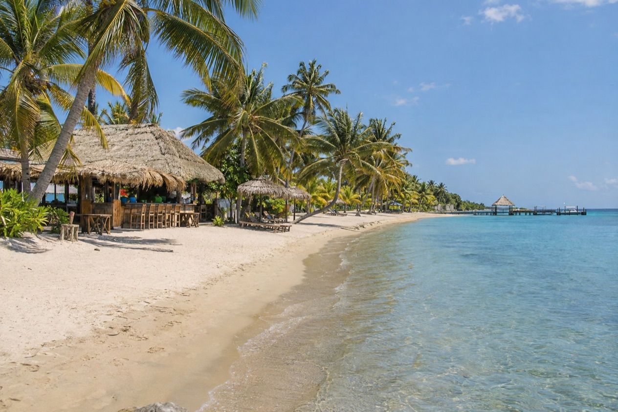 A beach at Placencia