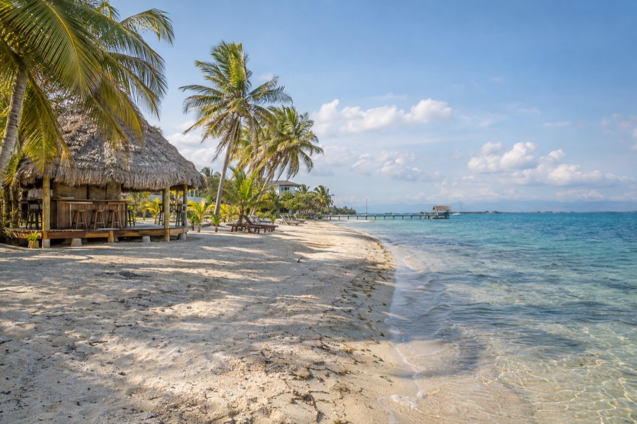 A beach at Placencia