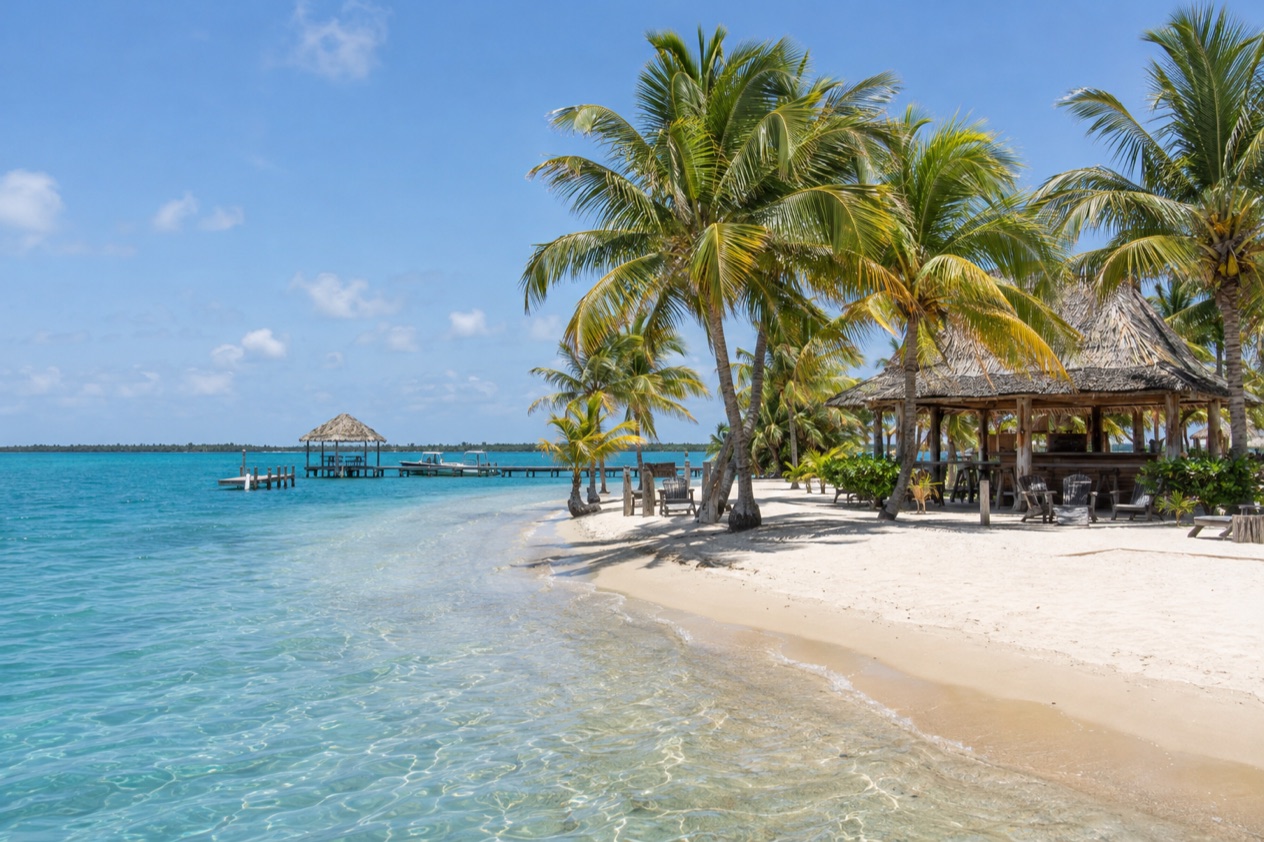 A beach at Placencia