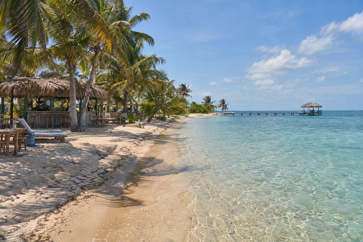 A beach at Placencia