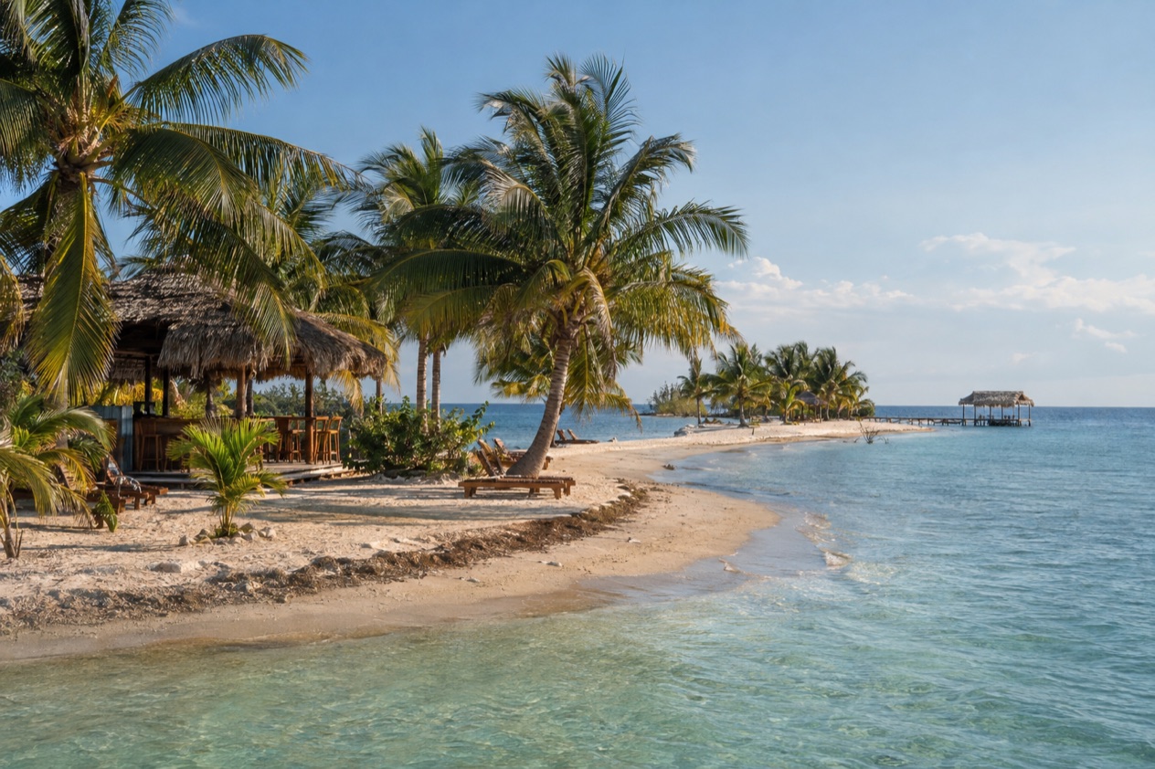 A beach at Placencia