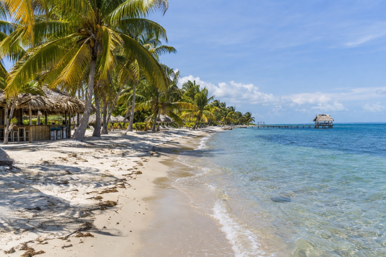 A beach at Placencia