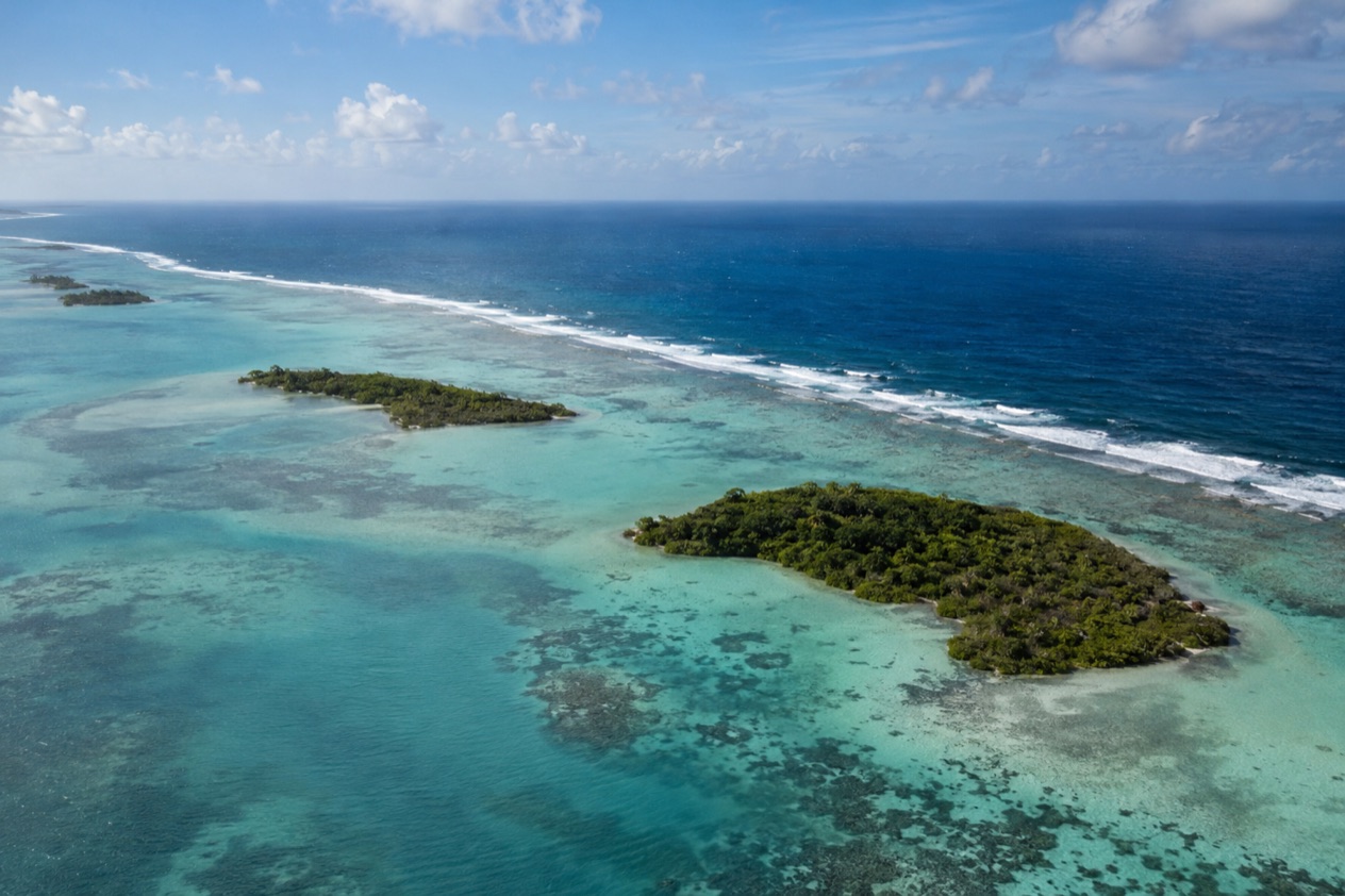 The barrier reef and cayes of Belize
