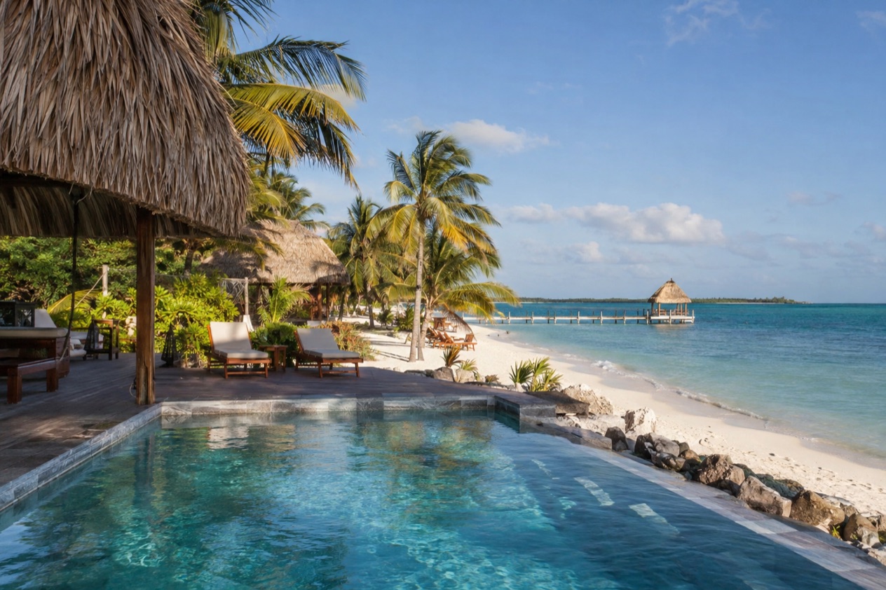 A beach resort