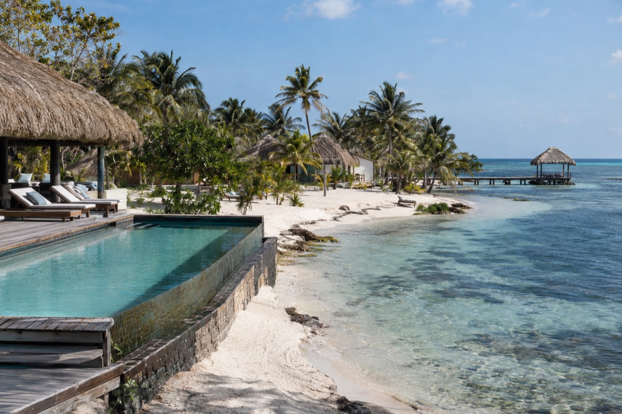 A beach resort