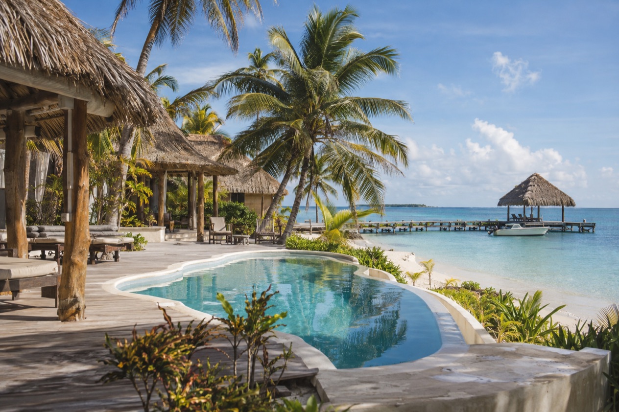 A beach resort