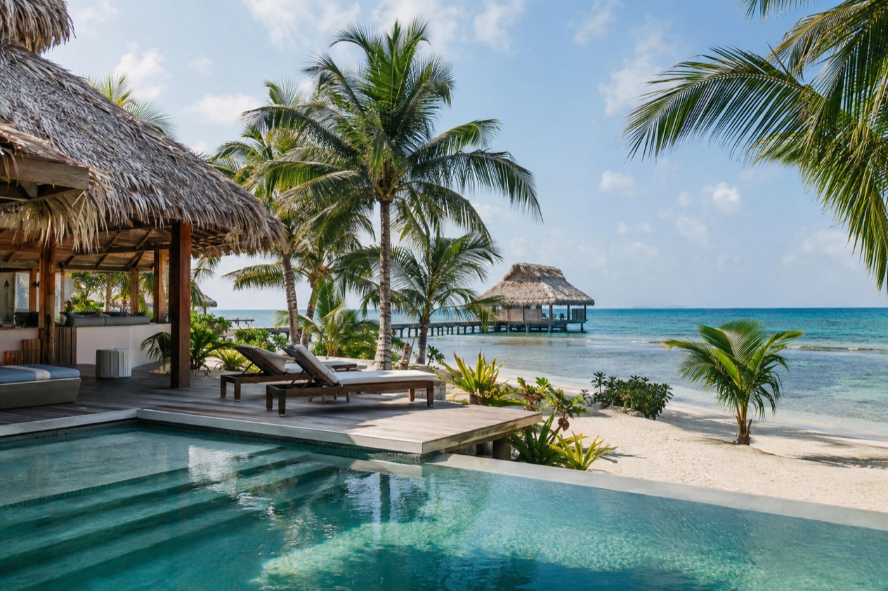 A beach resort