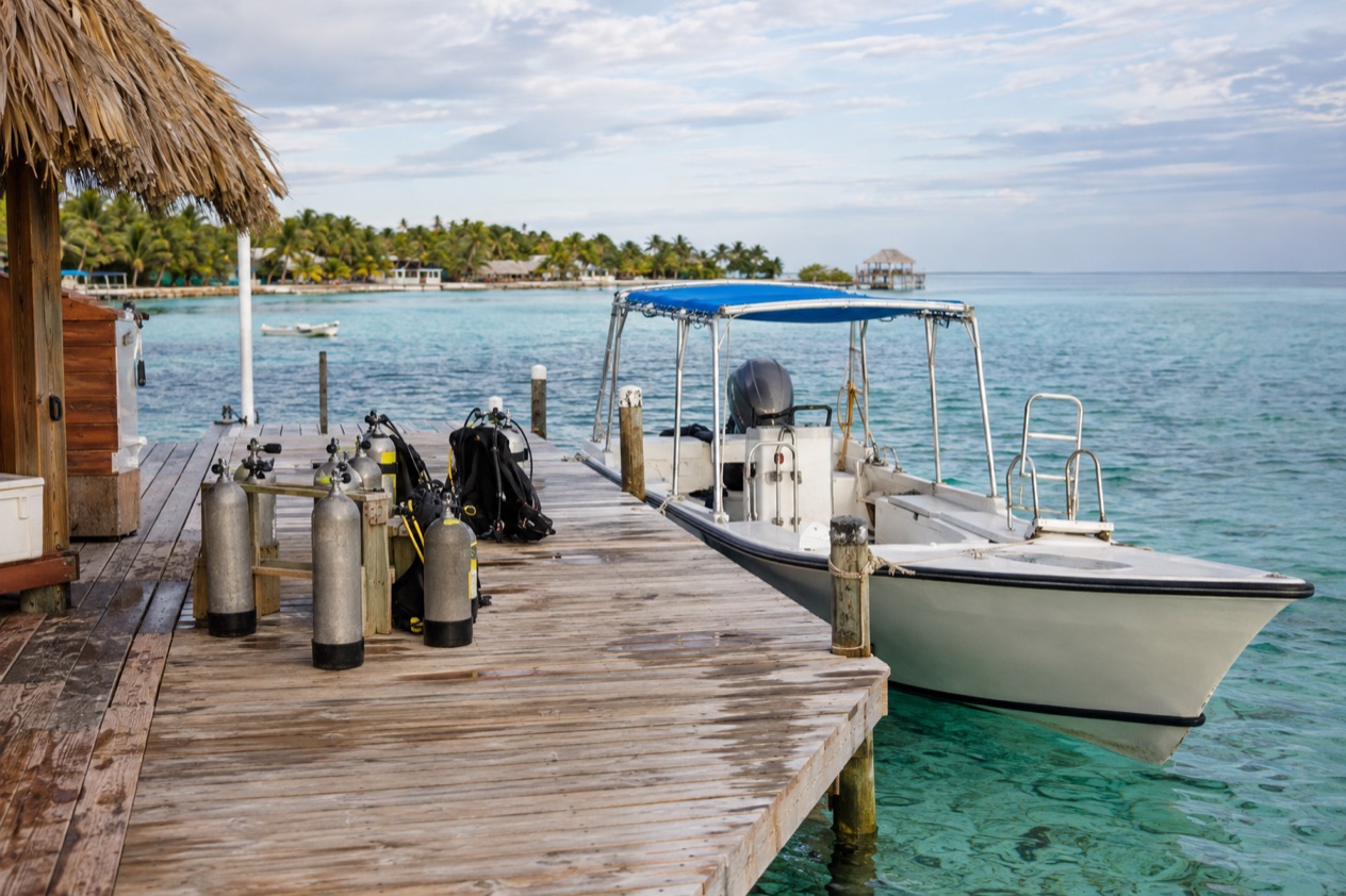 A dive dock