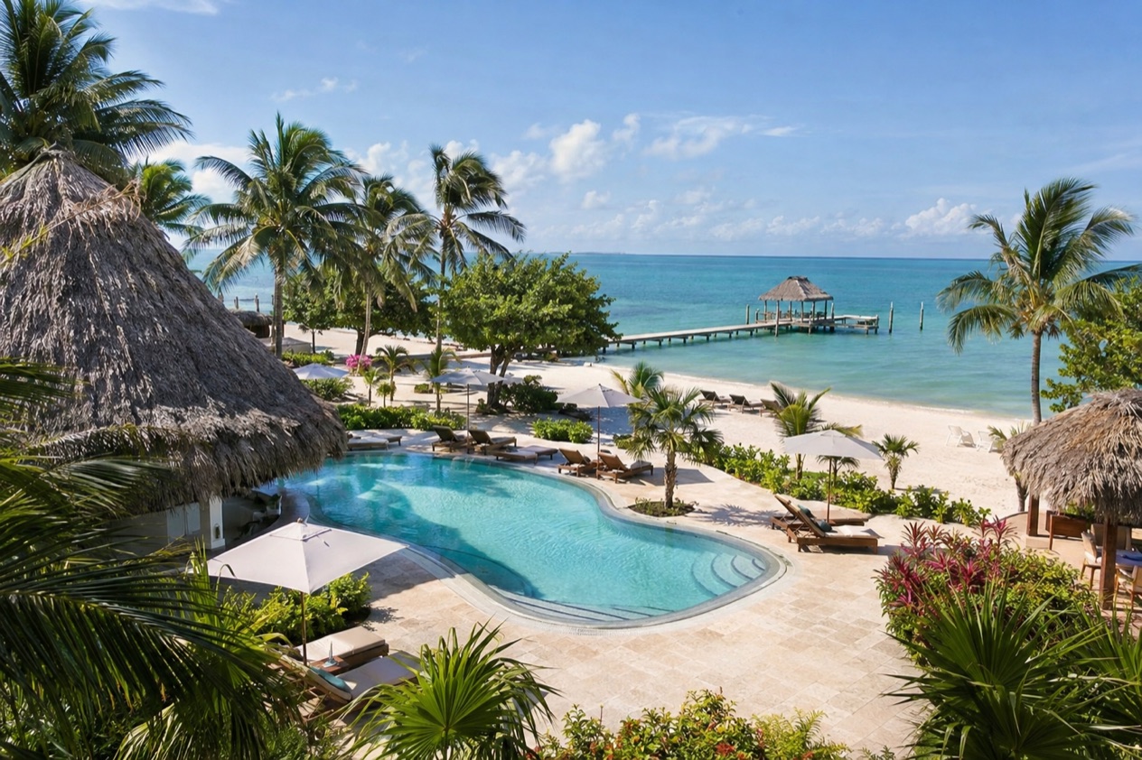 A beach resort