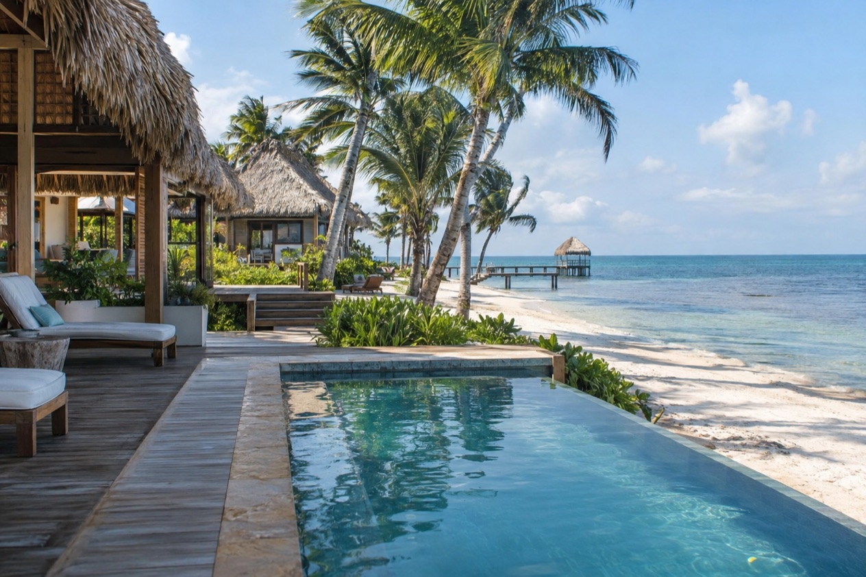 A beach resort