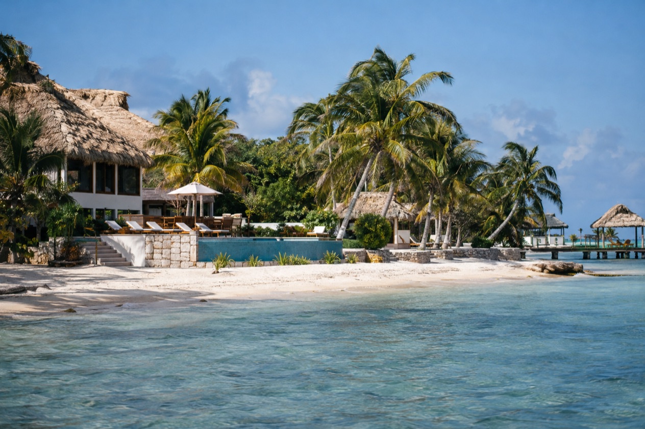 A beach resort