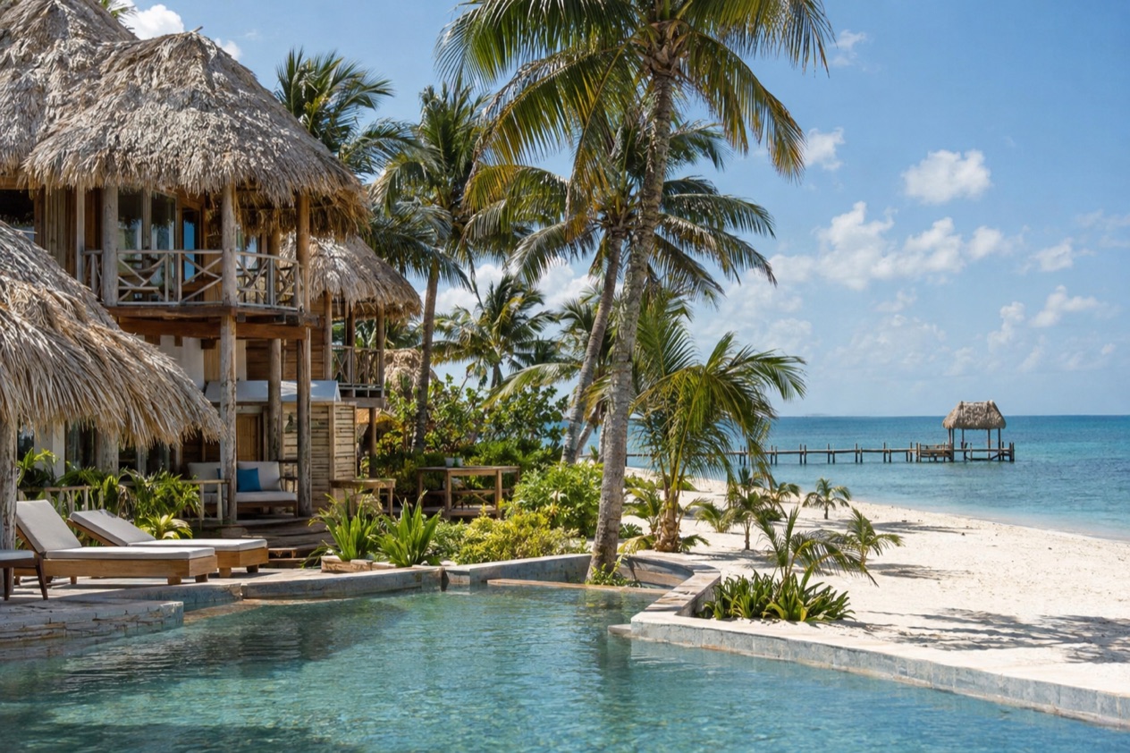 A beach resort