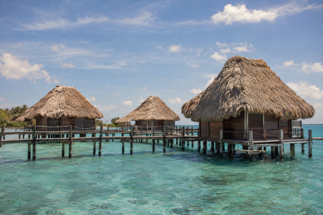 Overwater bungalows